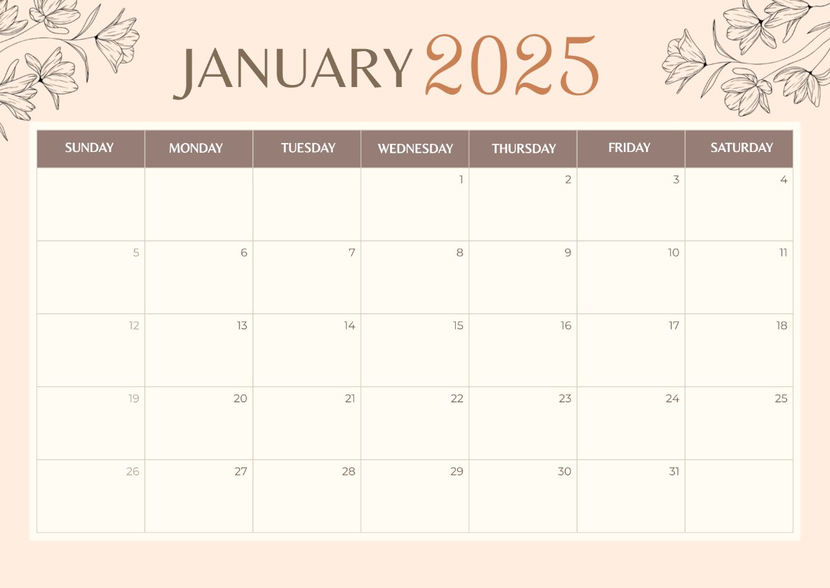 2025 Printable Planning Calendars