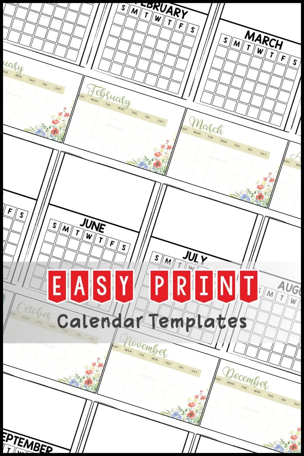 Printable Calendar Template