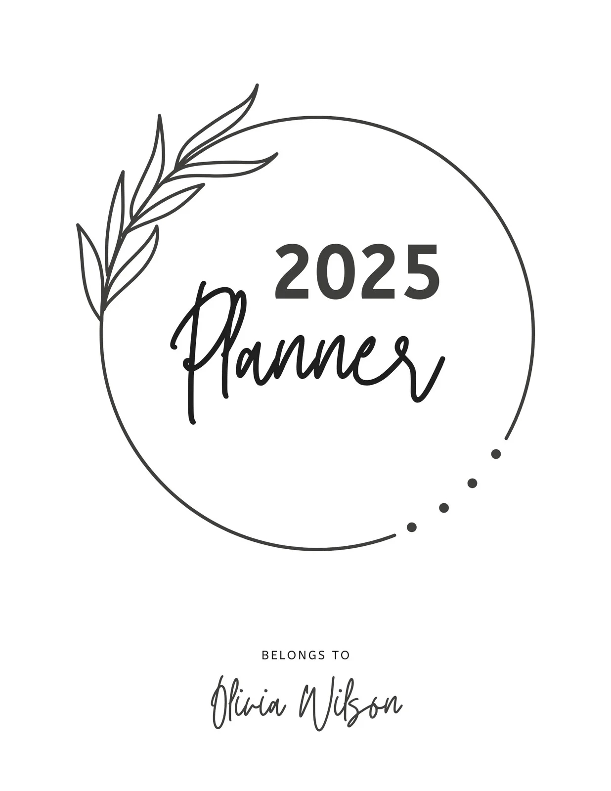 free personalized monthly planner templates to print canva