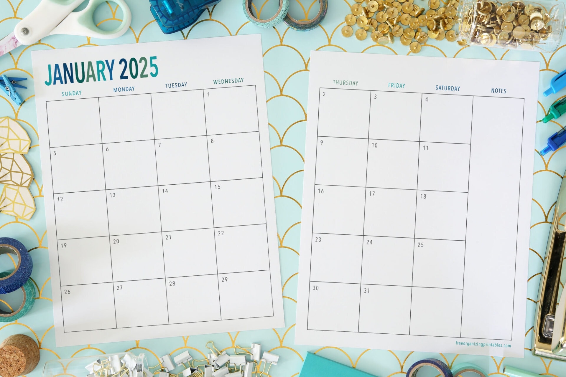 2025 Month Calendar Printable Free 2025 Month Calendar Printable Free