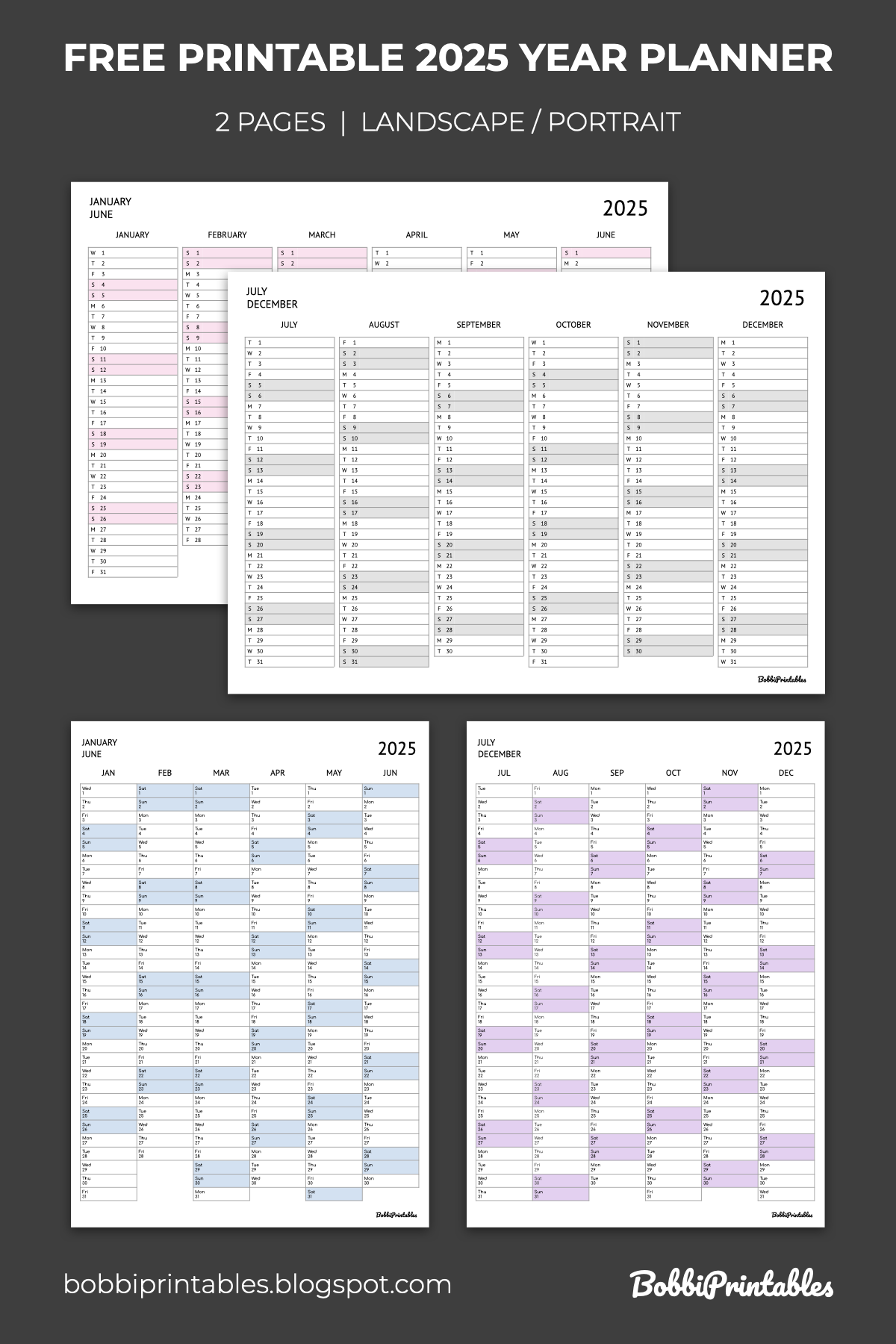free printable 2025 year planner 2 pages free printable 2025 year planner 2 pages