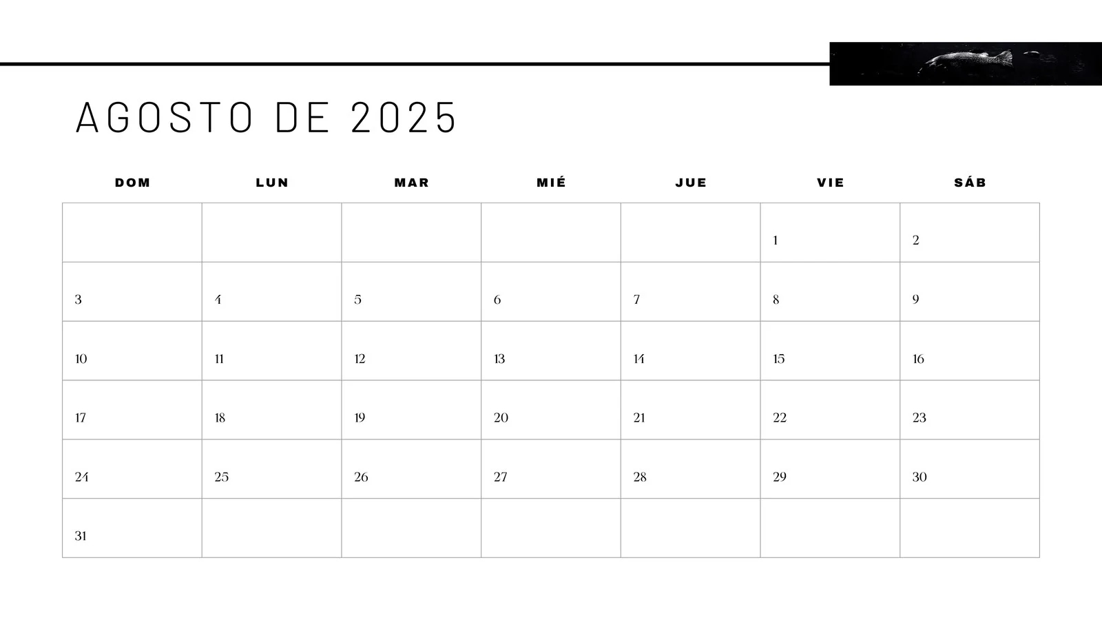 Free Printable August 2025 Calendar Templates Canva