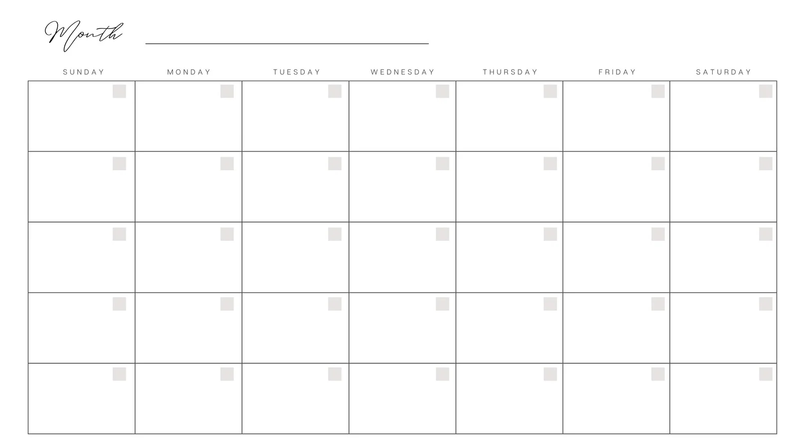 free printable customizable monthly calendar templates canva