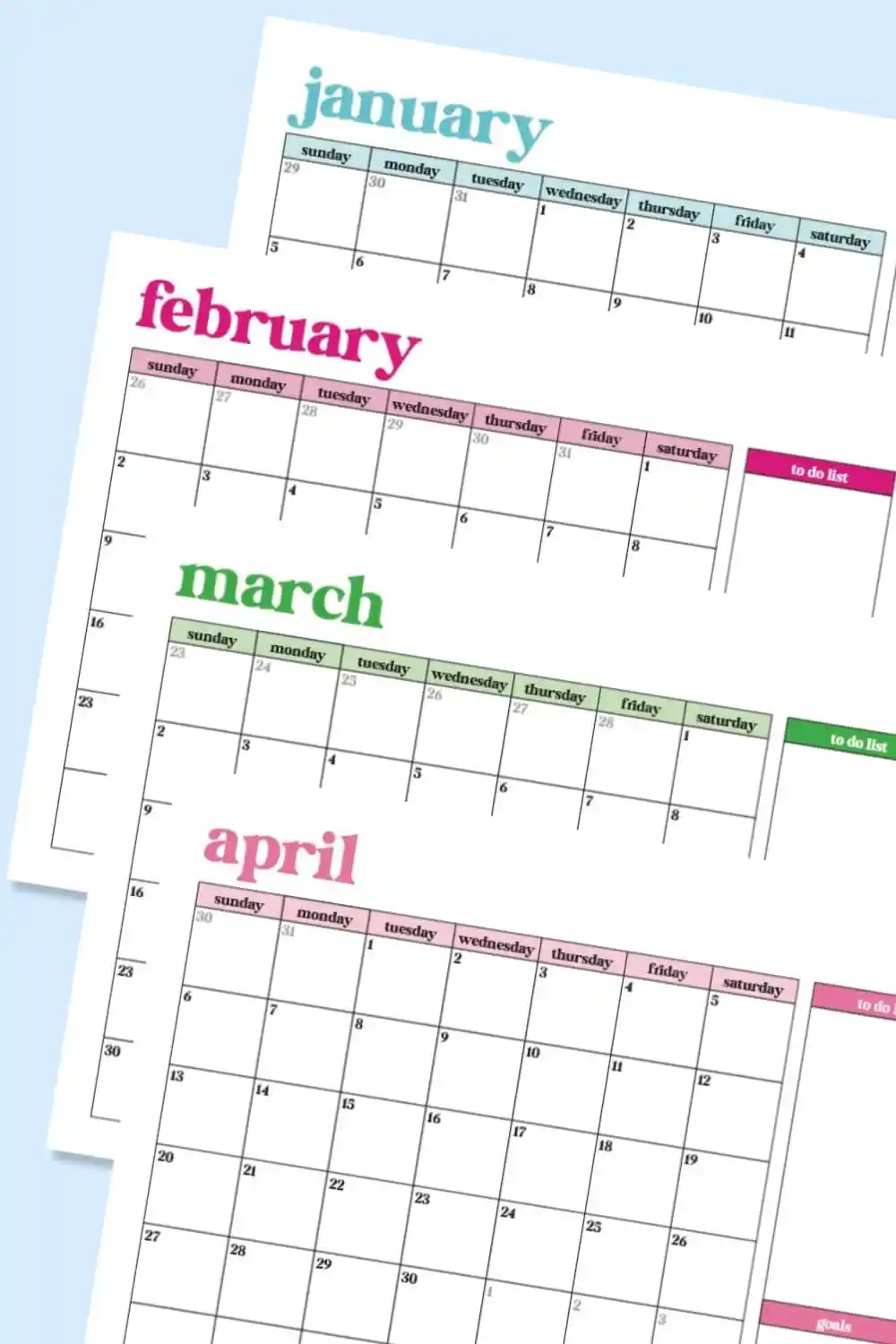 Free Printable 2025 Monthly Calendar And Weekly Planner