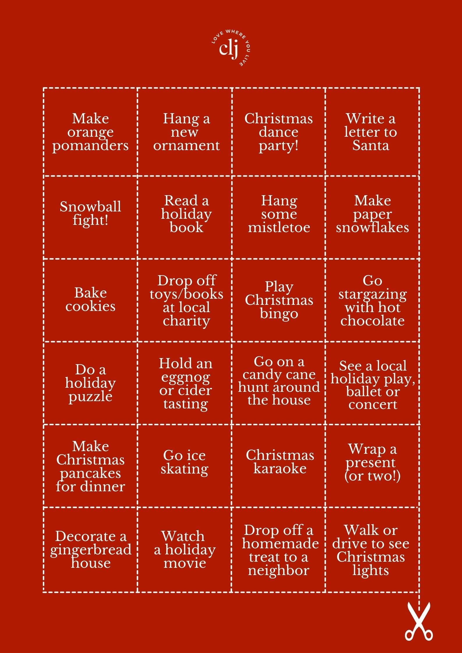 Fun Christmas Advent Calendar Ideas Printable Chris Loves Julia