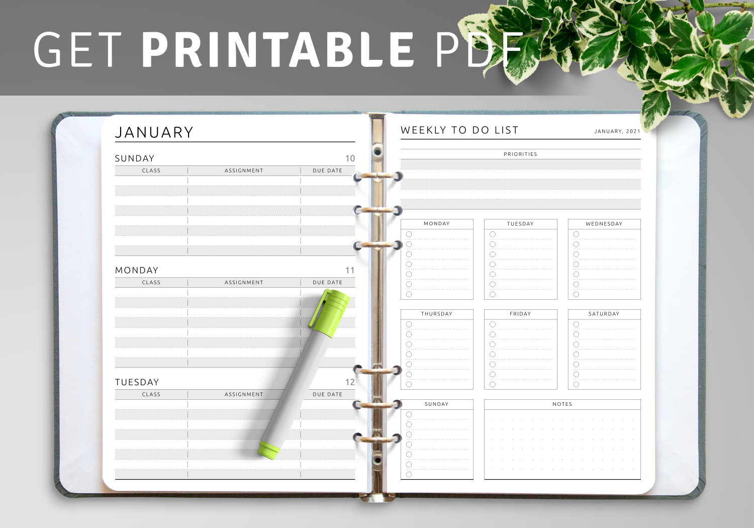 get 2025 2026 happy planner inserts printable pdf
