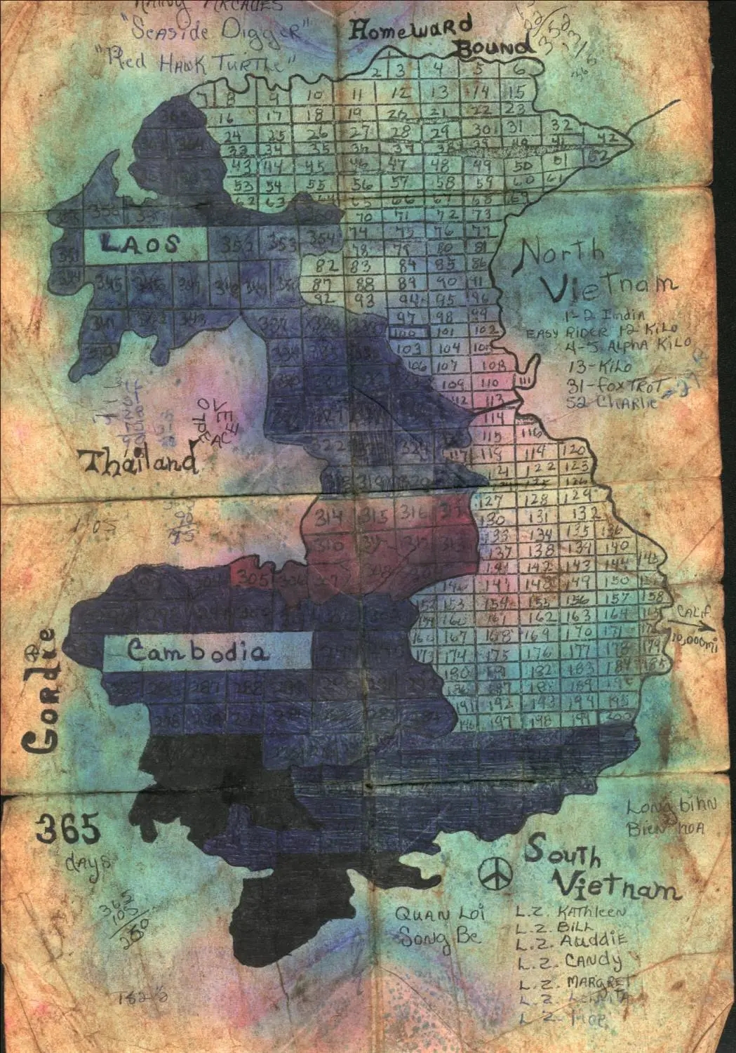 Homeward Bound Vietnam Short Timer s Calendar Letters To Larry