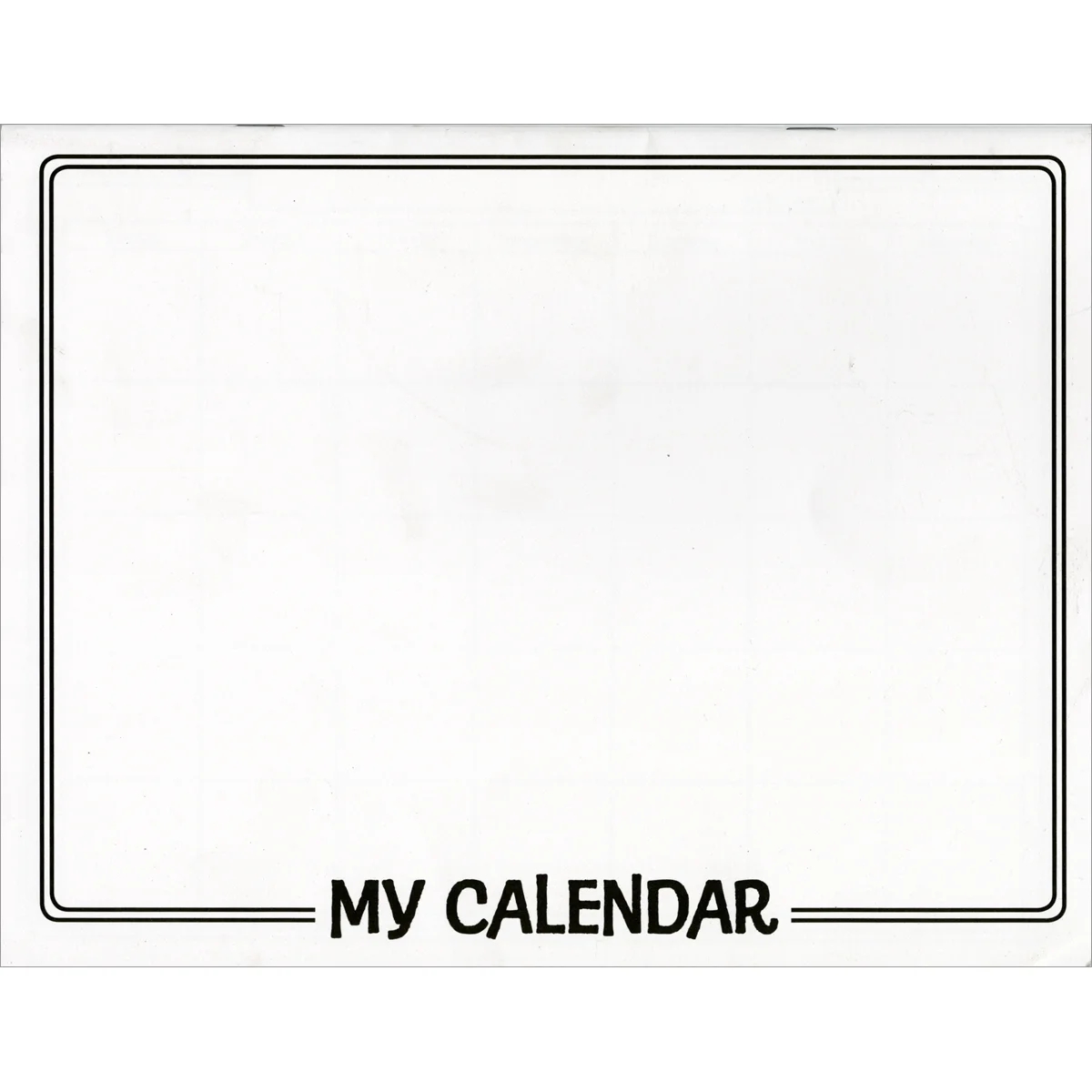 Hygloss Make Your Own Calendar Book 11 X8 5 Walmart