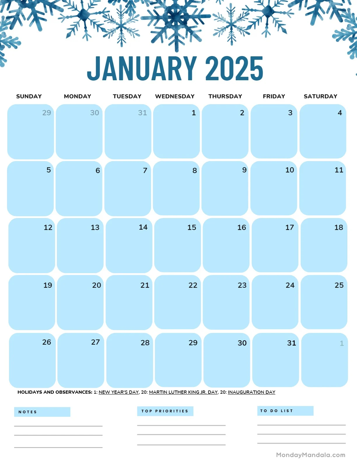 january 2025 calendar 52 free pdf printables