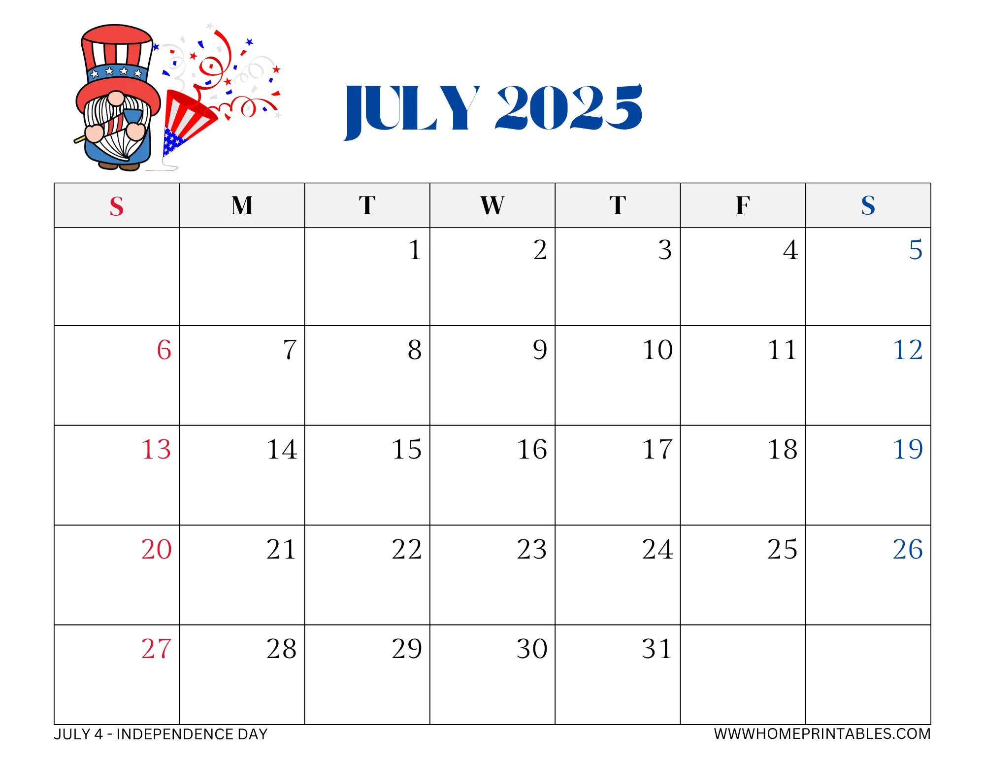 July 2025 Calendar Free Printables 30 Best Templates 