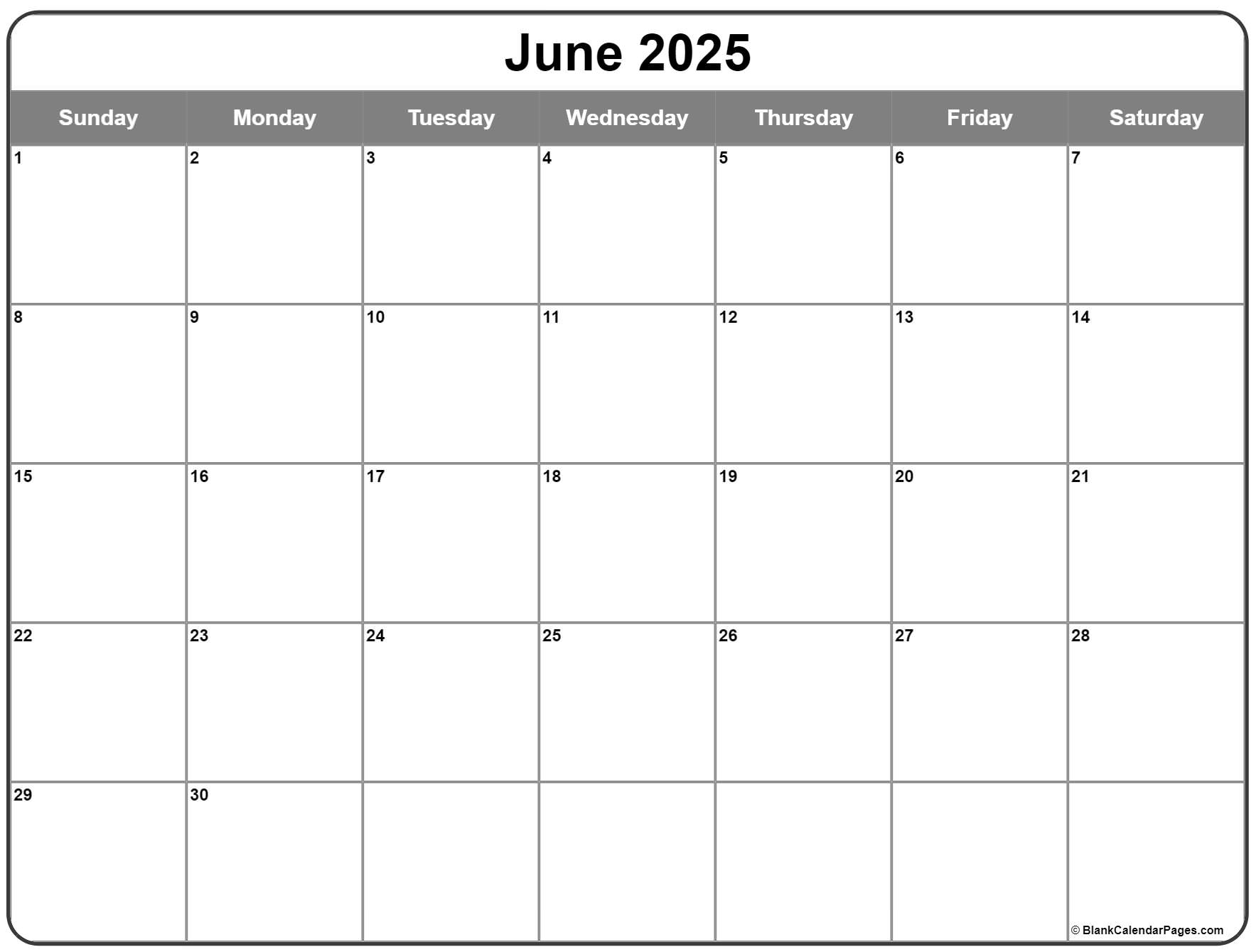 2025 Work Calendar Printable