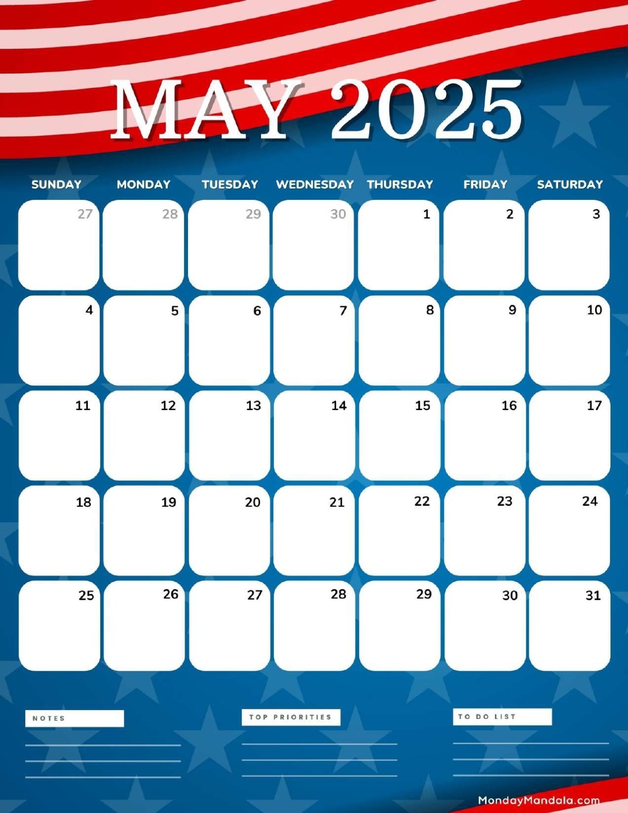 May 2025 Calendar 52 Free PDF Printables 