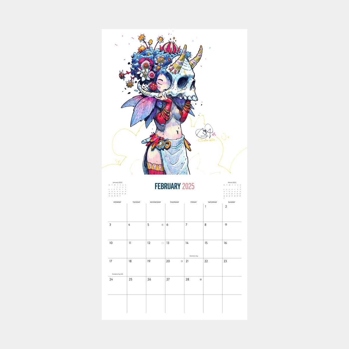 Moon Calendar Printable 2025