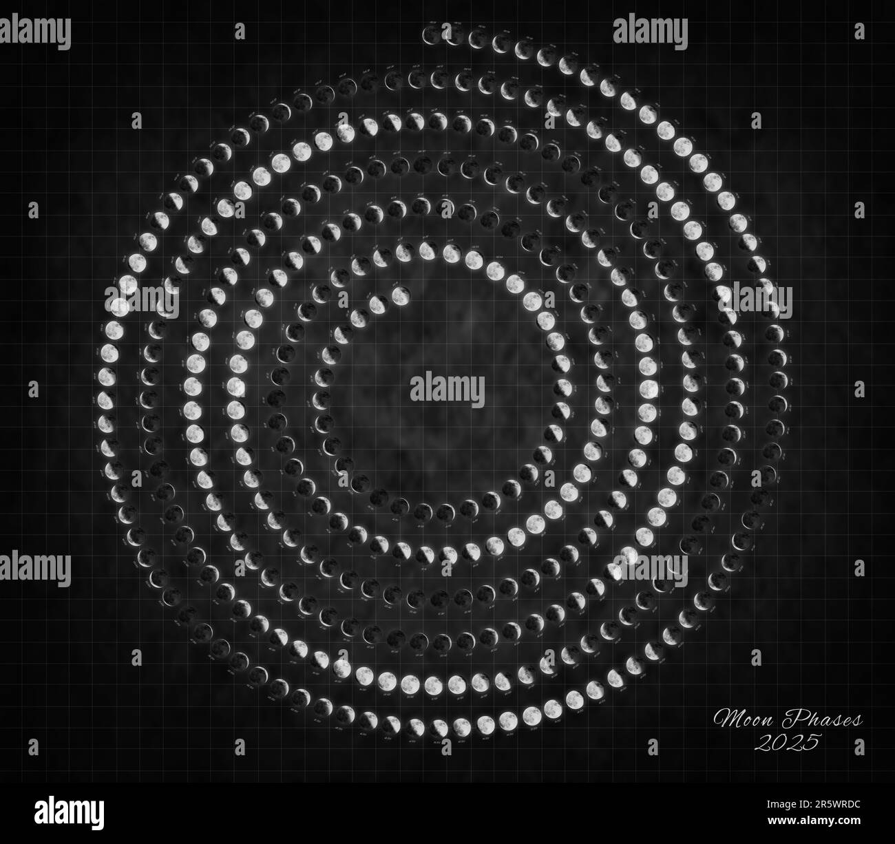 Moon Calendar 2025 Hi res Stock Photography And Images Alamy