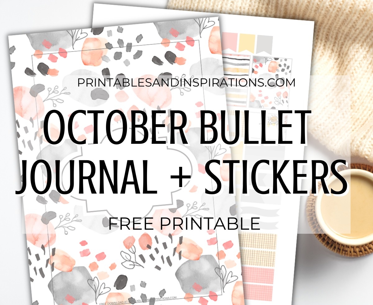 October Bullet Journal Printable Free Planner Stickers Printables And Inspirations