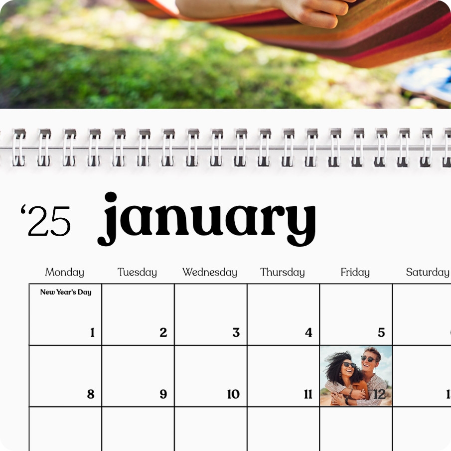 Personalised Calendars Photo Calendar 2025 Snapfish AU