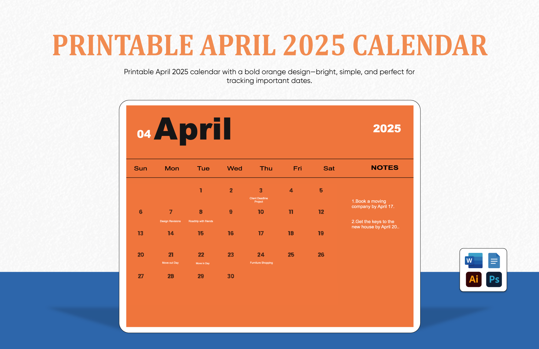 Free Printable Calendar 2025 Word Free Printable Calendar 2025 Word