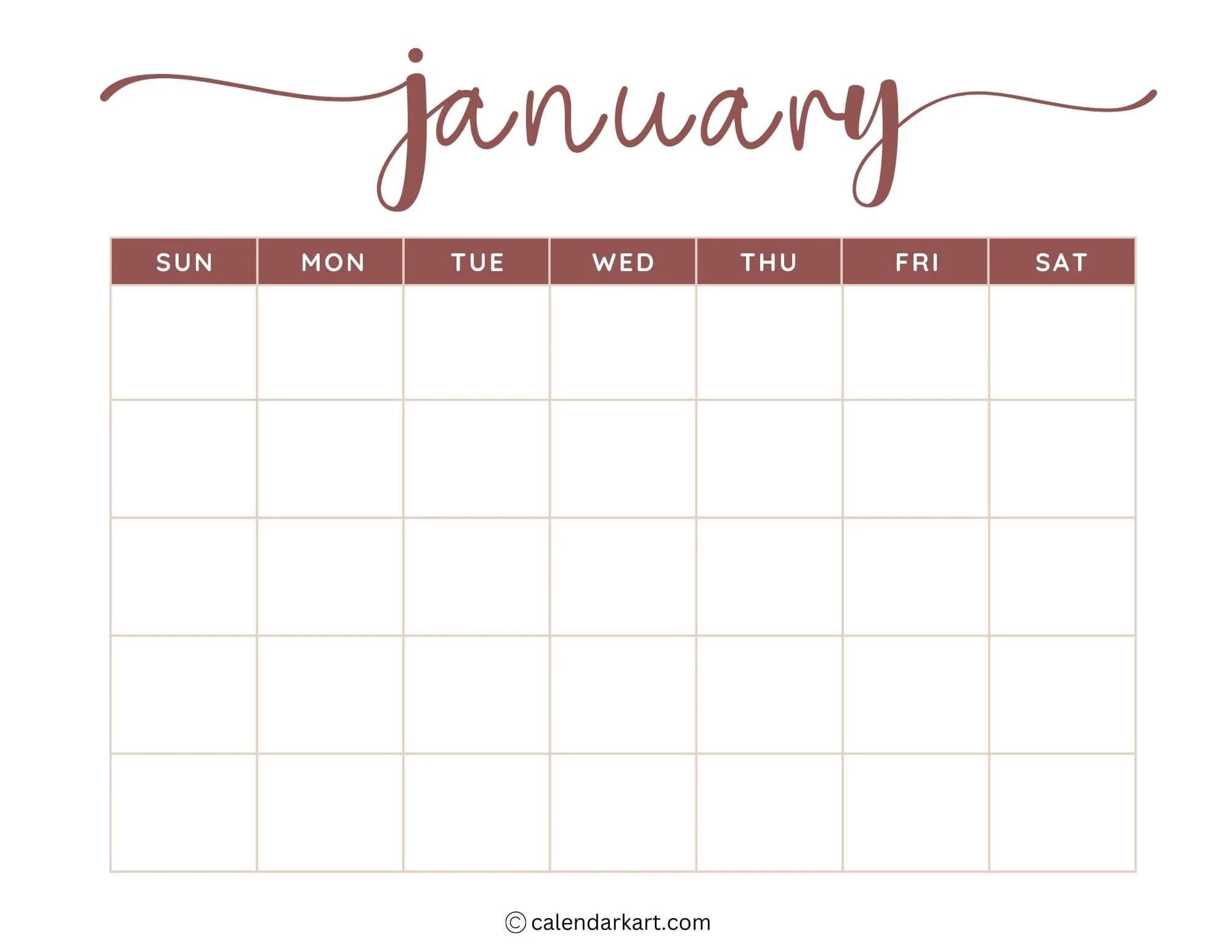 printable monthly weekly and yearly blank calendar templates
