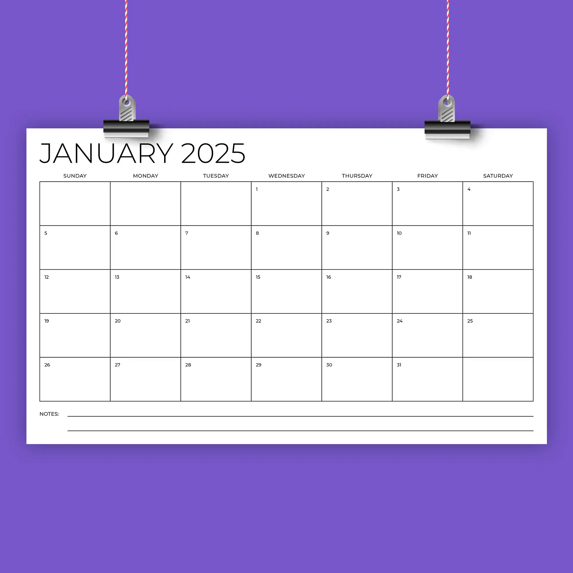 SALE 2025 8 5 X 14 Inch Calendar Template INSTANT DOWNLOAD Legal Size Modern Thin Sans Serif Type Monthly Printable Blank Print Ready Etsy