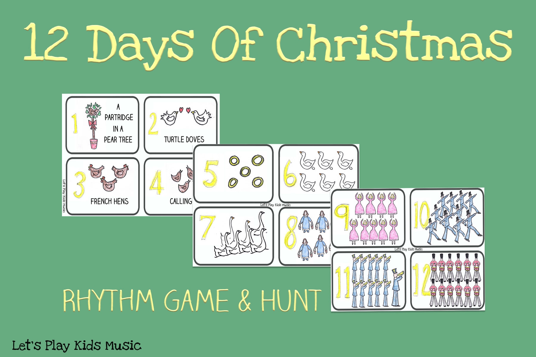 Twelve Days Of Christmas Activities Let s Play Music