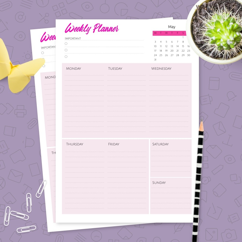 Week At A Glance