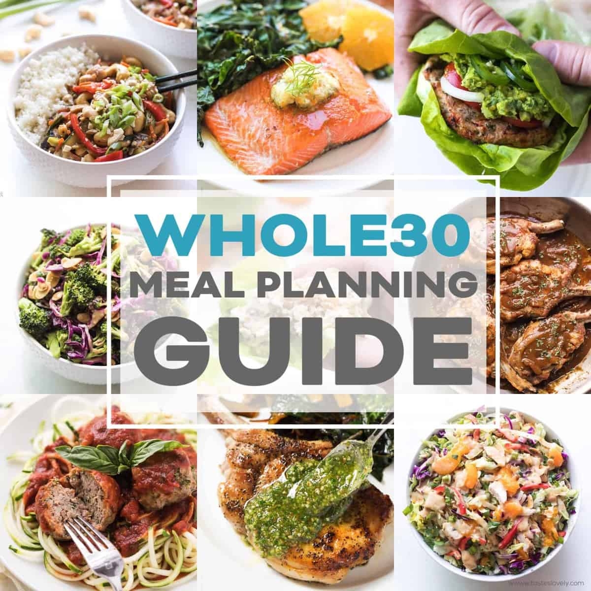 Whole30 Meal Planning Template Guide Tastes Lovely